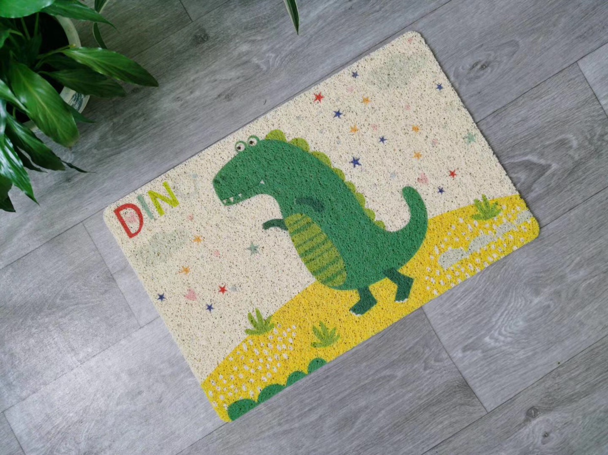 40*60 Brushed Contradict Printed Cartoon Floor Mat, Anti-Slip And Wear undefined