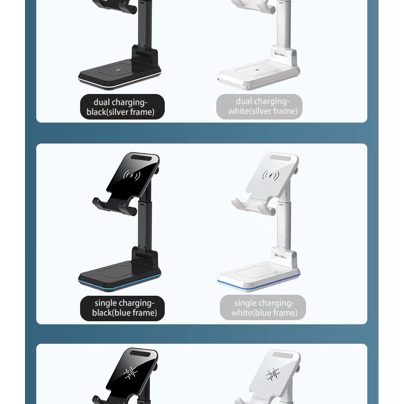 折叠支架无线充细节图