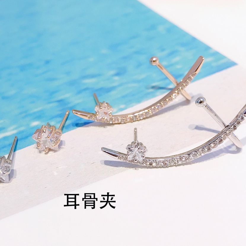 s925 Silver needle fashion ear bone clamp thumbnail