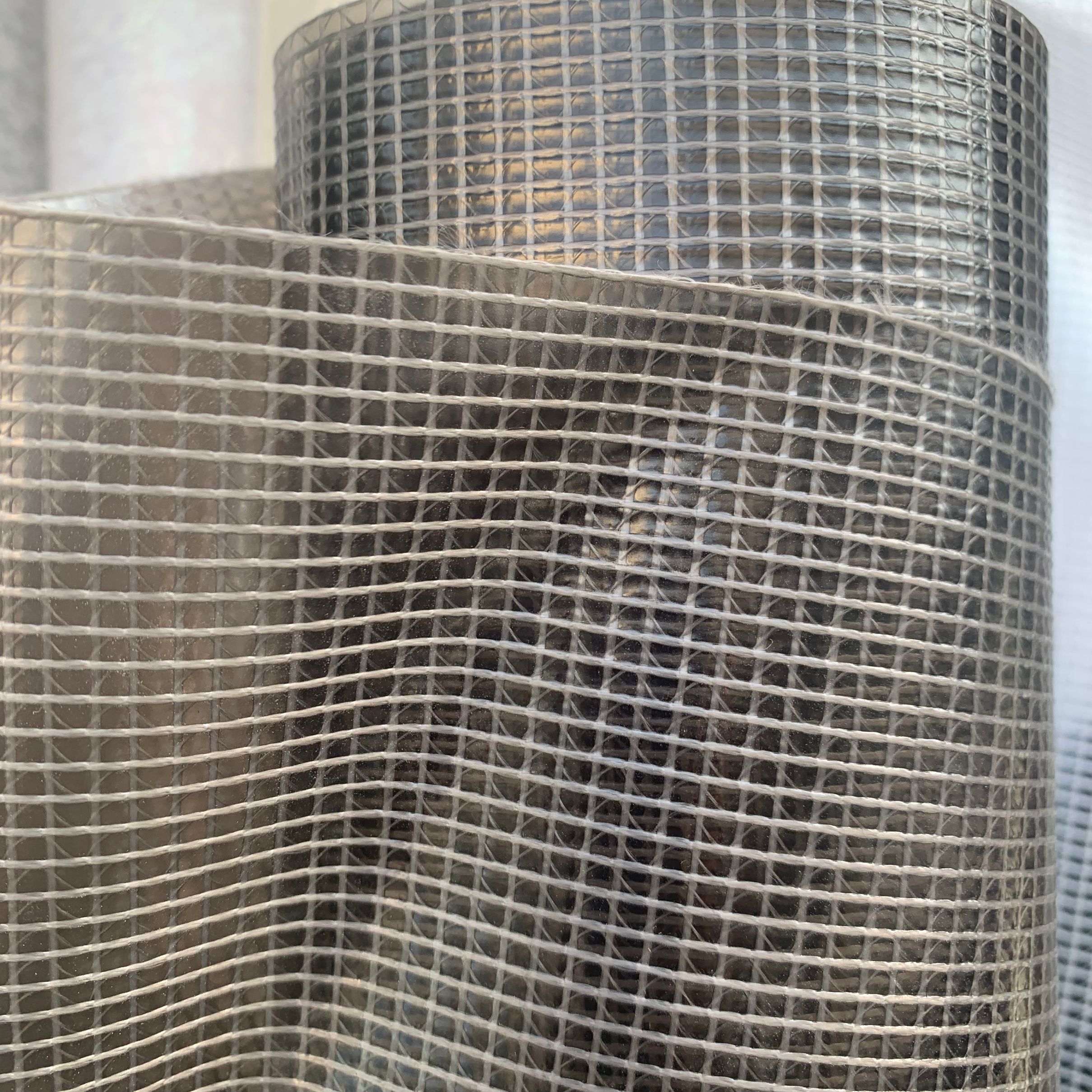 供应彩色透明PVC夹网布文件袋专用材料详情图2