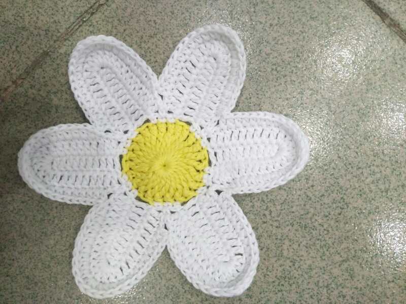 Cotton Flat Flowers, Mohair Flowers