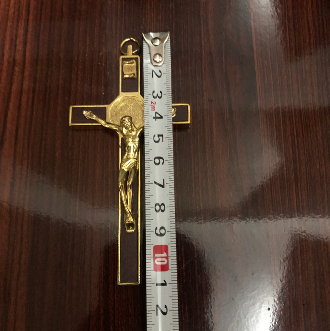 Crucifixion, alloy cross, wooden cross thumbnail