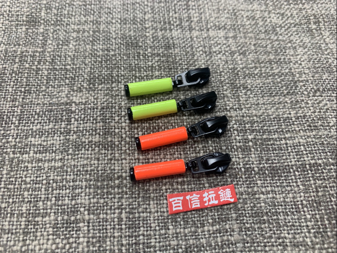 No.3 Nylon pull color fluorescent salad handle bright color pull head factory direct sale thumbnail