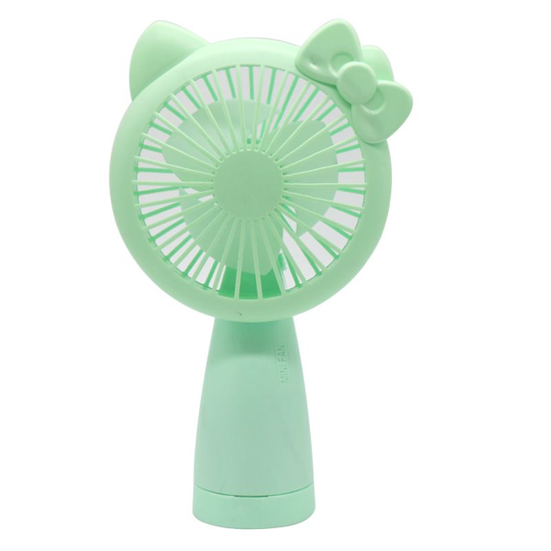 Best-selling student fan, small handheld, silent, strong wind force, portable, cute cartoon mini electric fan Specification image