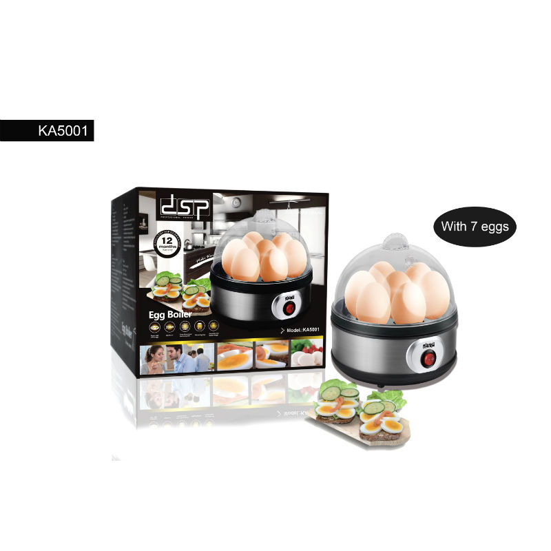 DSP Dansong Mini Multi-function egg poach stainless steel egg steamer automatically power off small household breakfast machine thumbnail