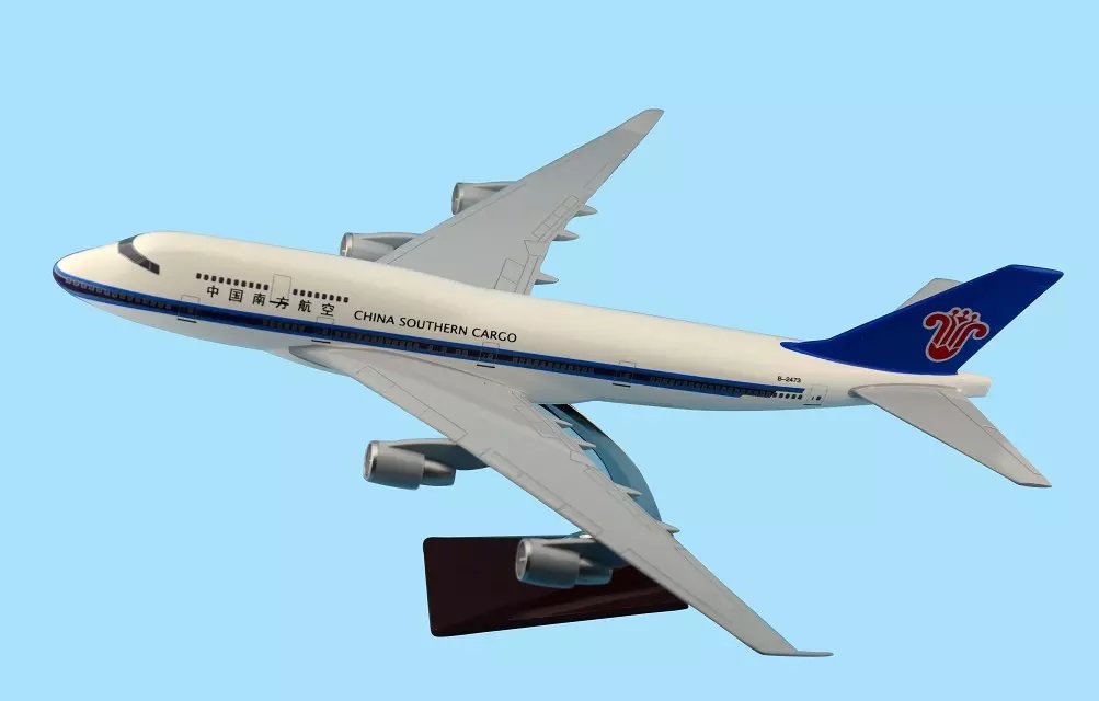 飞机模型（中国南方航空B747-400飞机）仿真飞机合成树脂飞机模型
