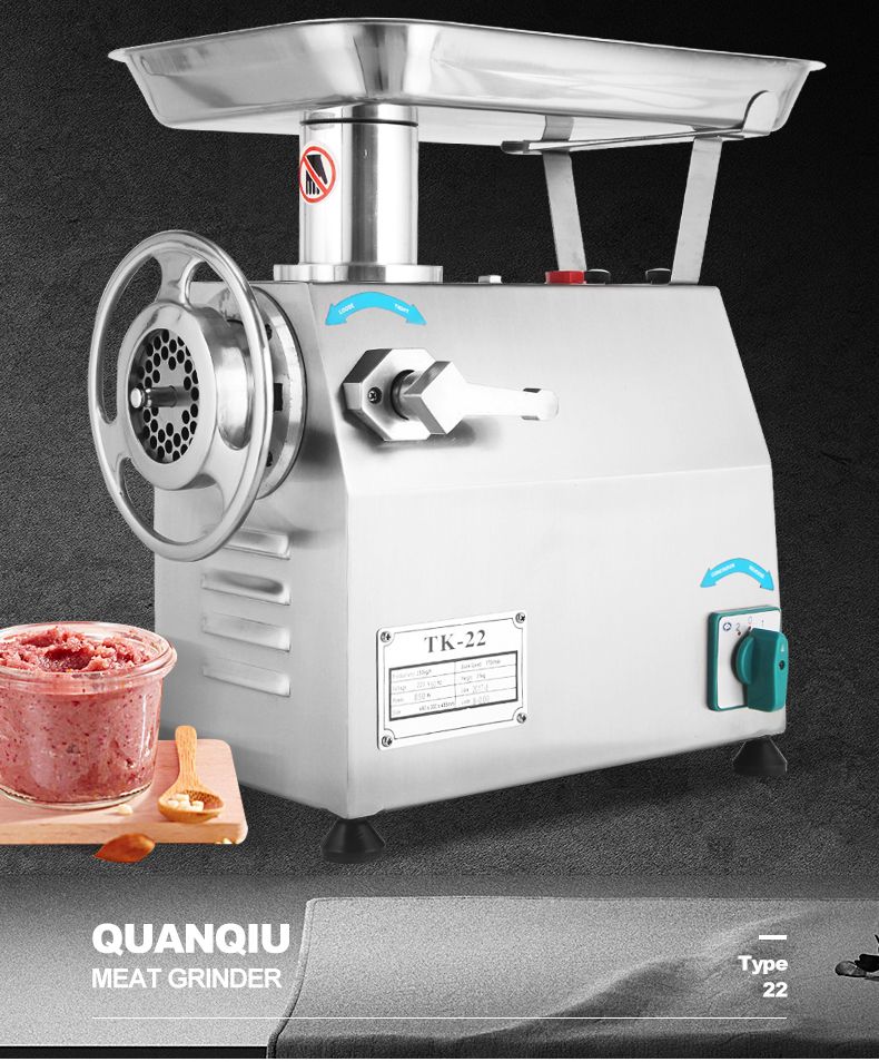 22 Electric meat grinder, stainless steel multi-functional meat grinder, chicken frame pic 1