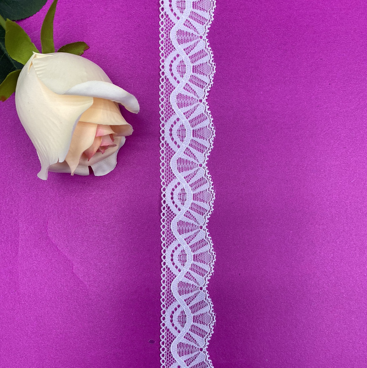 B0434(width 3.5CM) Lace trim, elastic lace, non-elastic lace, eyelash lace, lace fabric, clothing accessories, new style lace