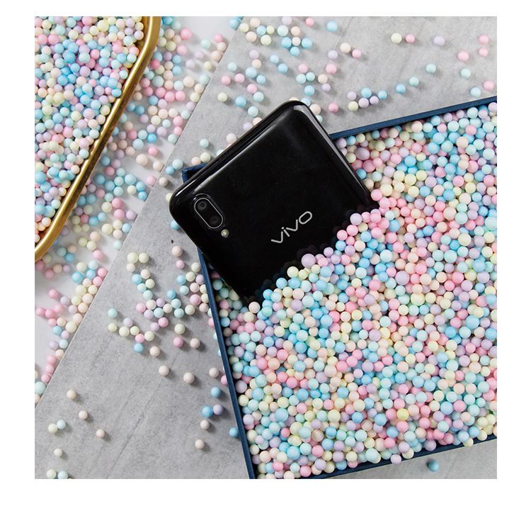 涌金礼品盒马卡龙泡沫球diy流星球礼盒装饰礼品填充物彩色小颗粒圆球史莱姆详情9