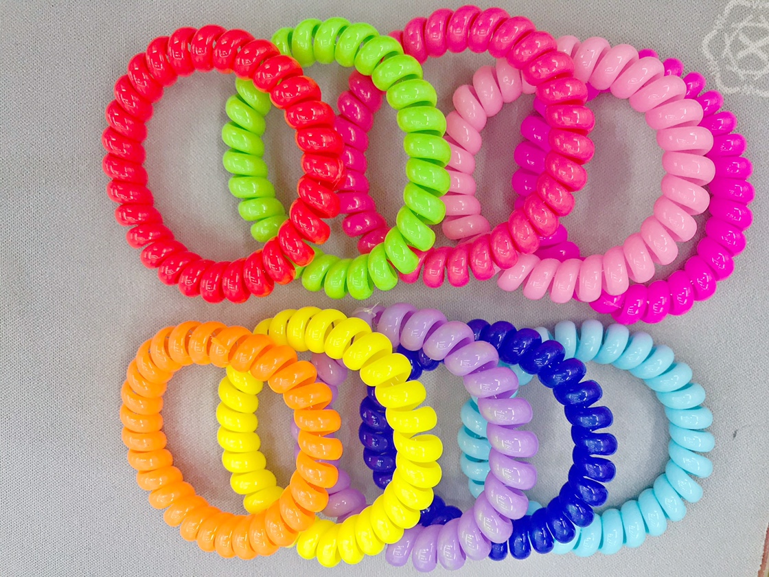 Bracelet fluorescent telephone wire ring thumbnail