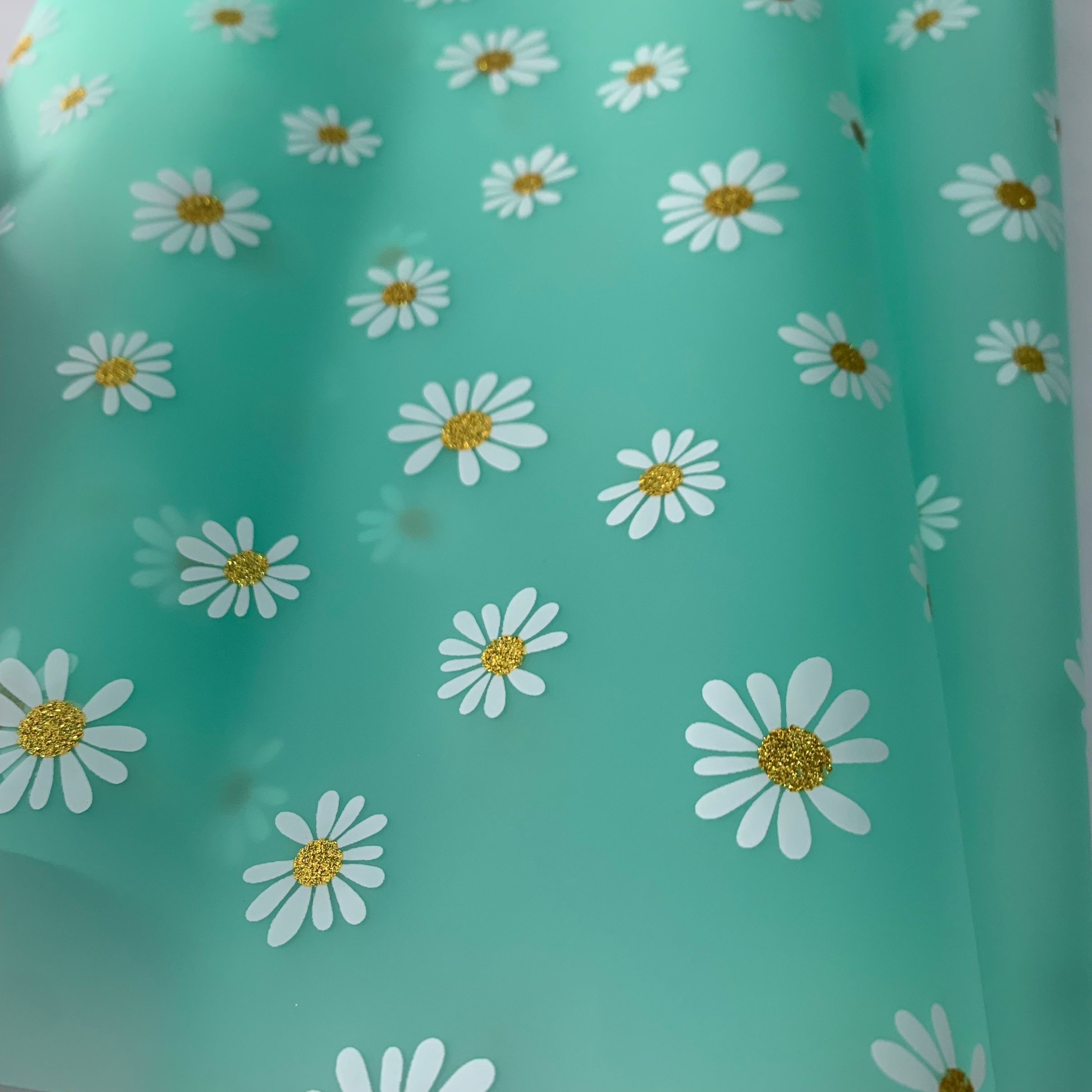 供应环保TPU小雏菊印花膜化妆包 零钱包材料膜详情图4