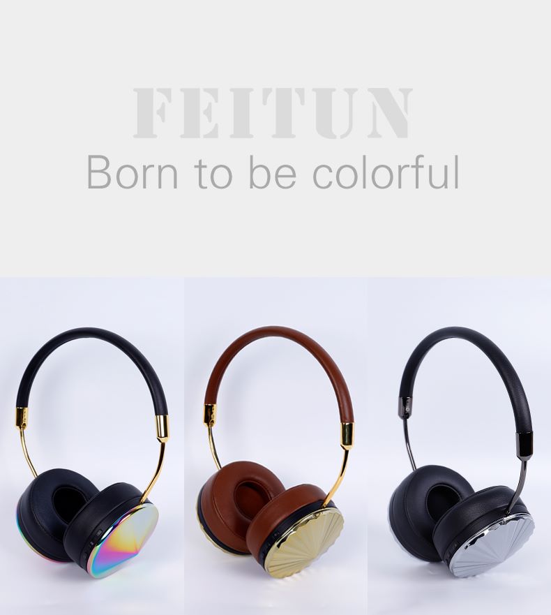 FEITUN Fly Dolphin bass high quality HIFI sound Bluetooth headset colorful thumbnail