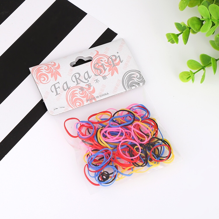 塑料小皮筋/儿童彩色皮筋/塑料彩色皮筋产品图
