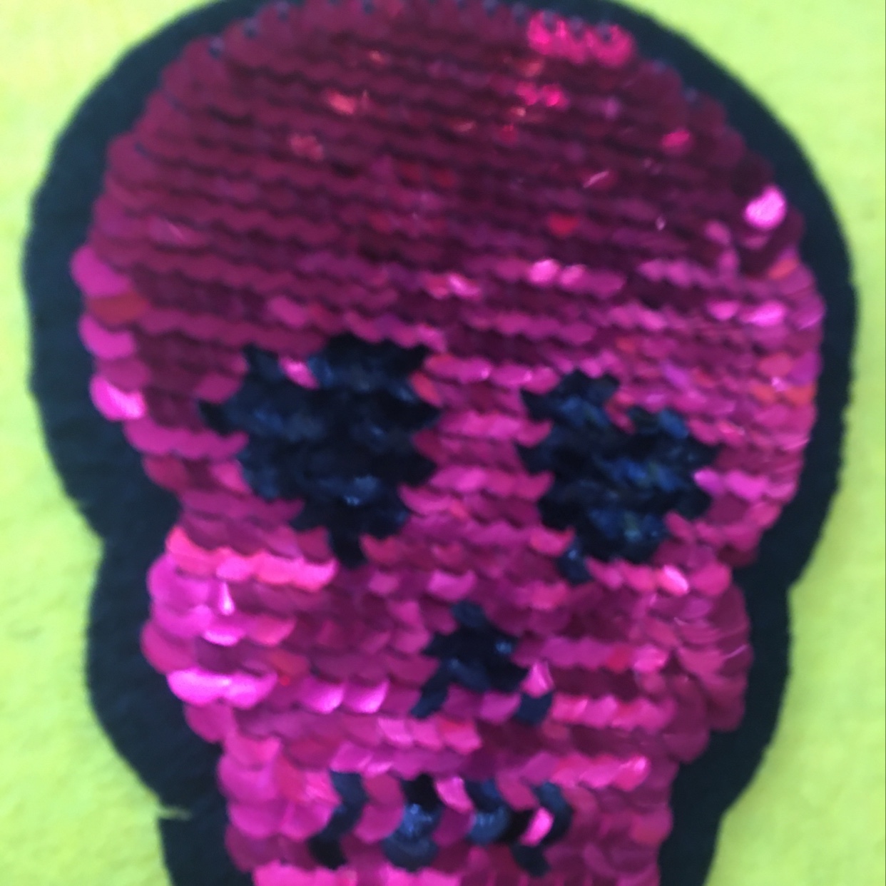 7x9cm各色鬼头贴片白底实物图