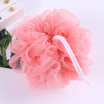 Two-Color Fashion Super Soft Bath Ball Bath Flower New Pendable Lace Edge Bath Ball Home Bath Supplies details Picture