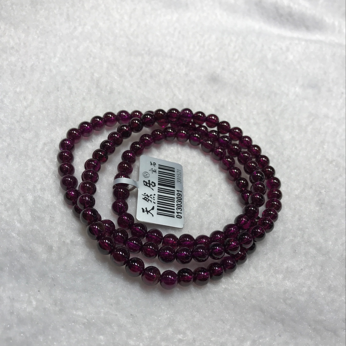 （ 天然居珠宝） 石榴石手链0.5