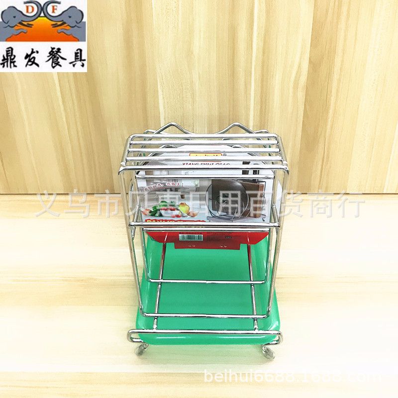 The factory sells dinfa tableware 639 fashion combination knife plate stand stainless steel multi-function knife stand knife stand