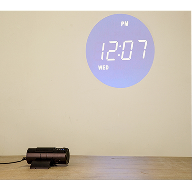 光控4代led遥控投影钟遥控射钟静音台钟客厅挂钟数字时钟表电子钟详情图9