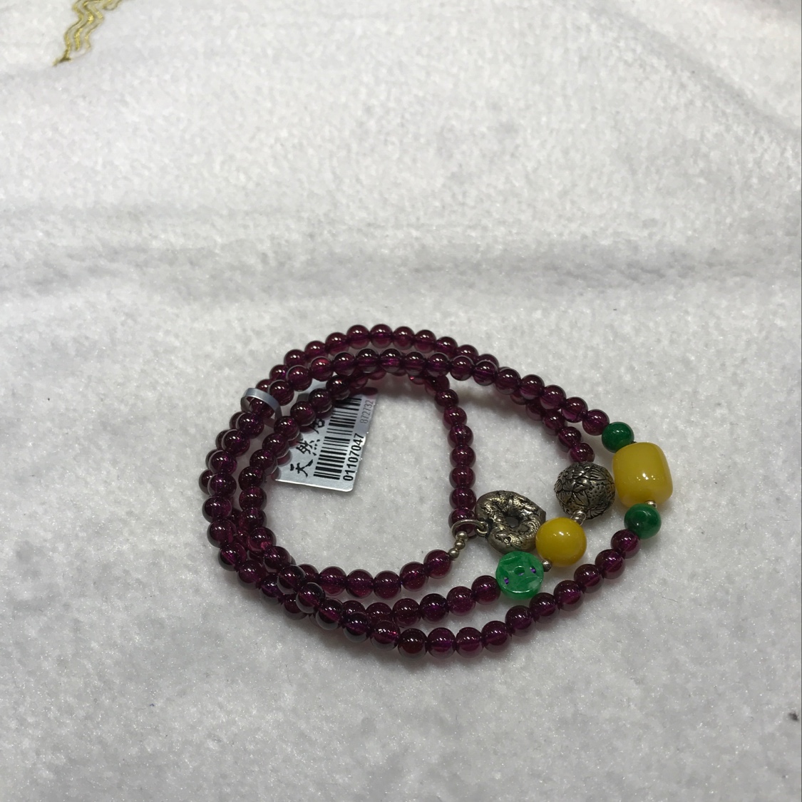 （天然居珠宝） 石榴石手链 0.5