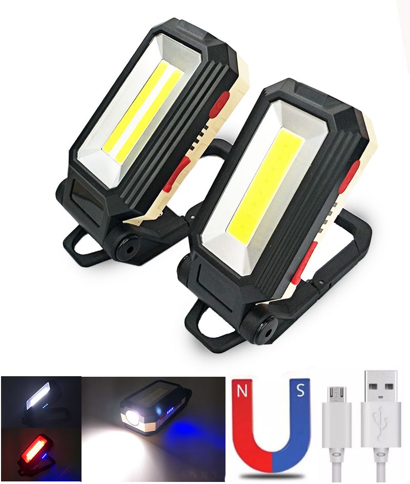 LED工作灯汽修灯充电维修灯强光多功能照明灯户外超亮强磁手电筒详情图1
