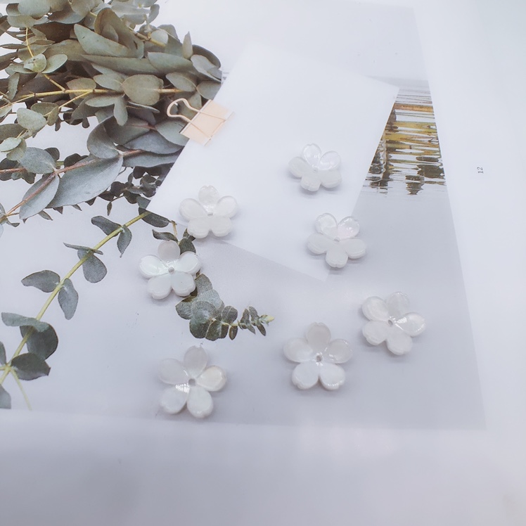 Imitation Shell Flower Headpiece Earpiece Accessories details Picture