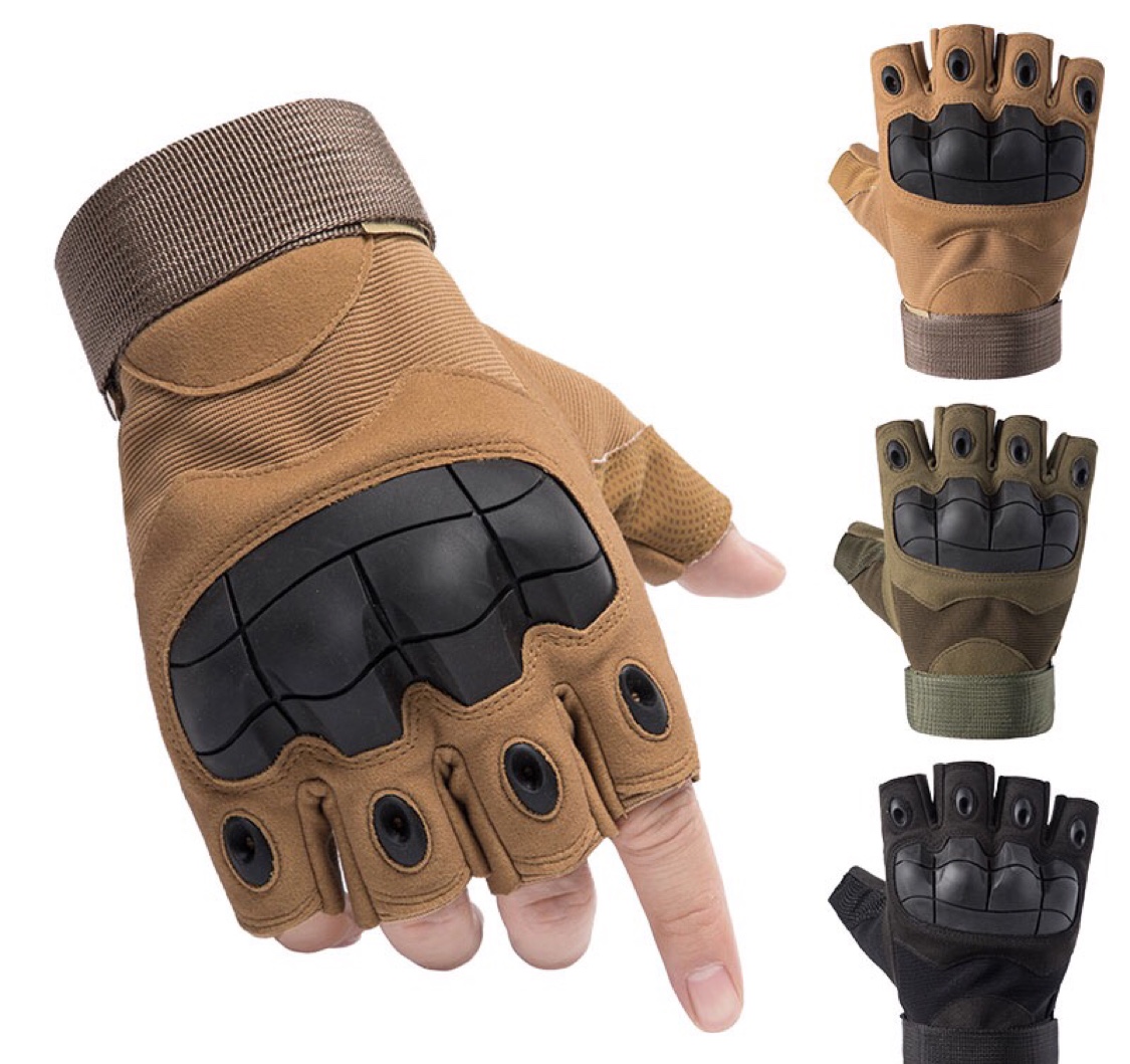 Tactical Half-Finger Gloves Men's Summer Special Forces Combat Boxing Outdoor Biking Motorcycle Exercise Fitness
