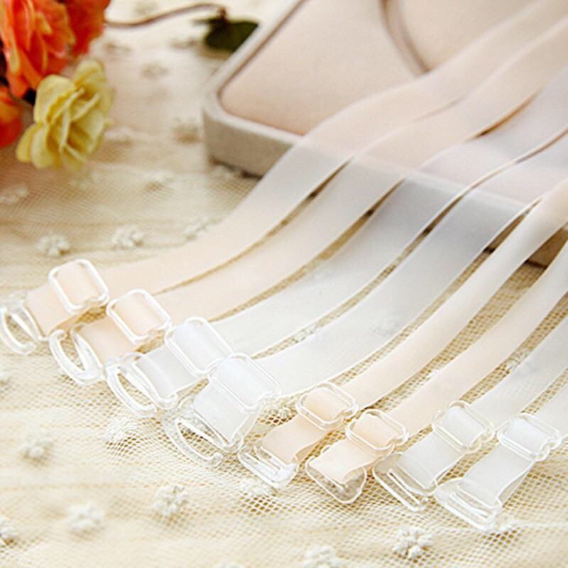 隐形，肩带，硅胶，透明，肉，忽视内衣，繁华，文胸袋子加宽调节带吊带包邮。细节图