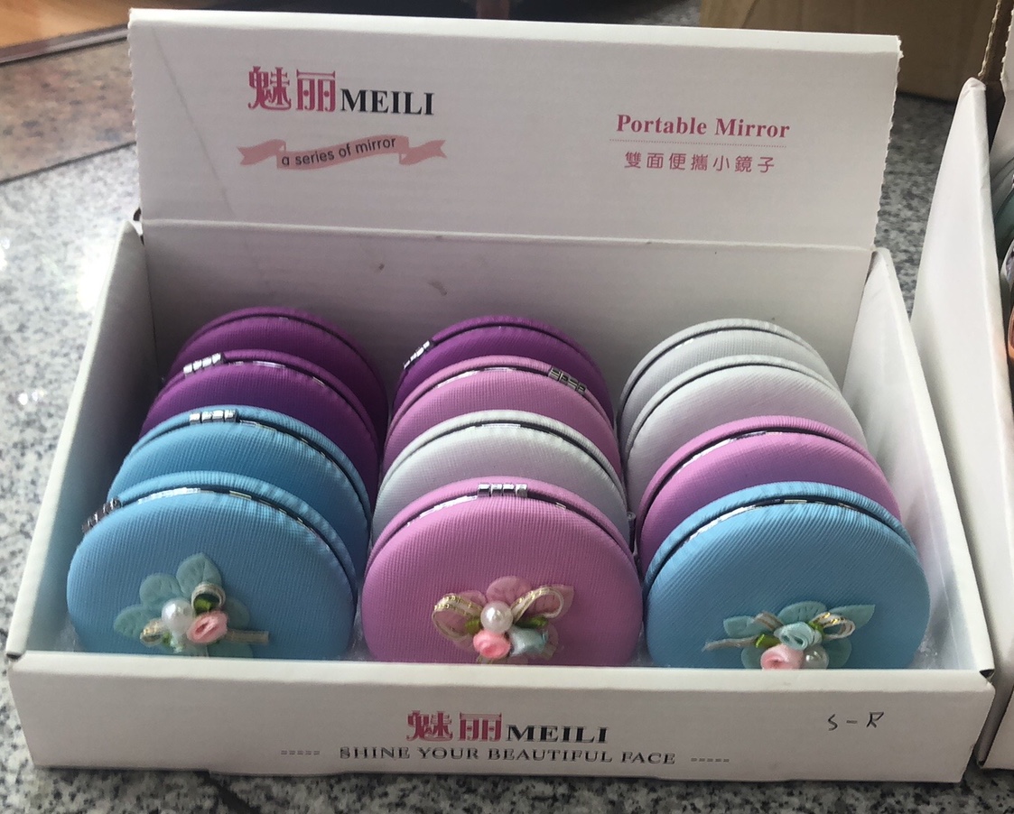 新款潮流火爆 布艺折叠便携马卡龙面包镜