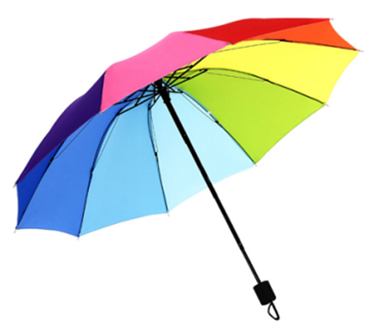 Yiwu Selection 10 Bone rainbow Umbrella A507C/10152