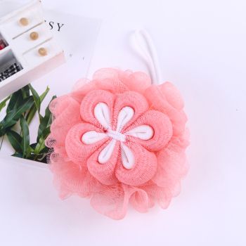 Two-Color Fashion Super Soft Bath Ball Bath Flower New Pendable Lace Edge Bath Ball Home Bath Supplies