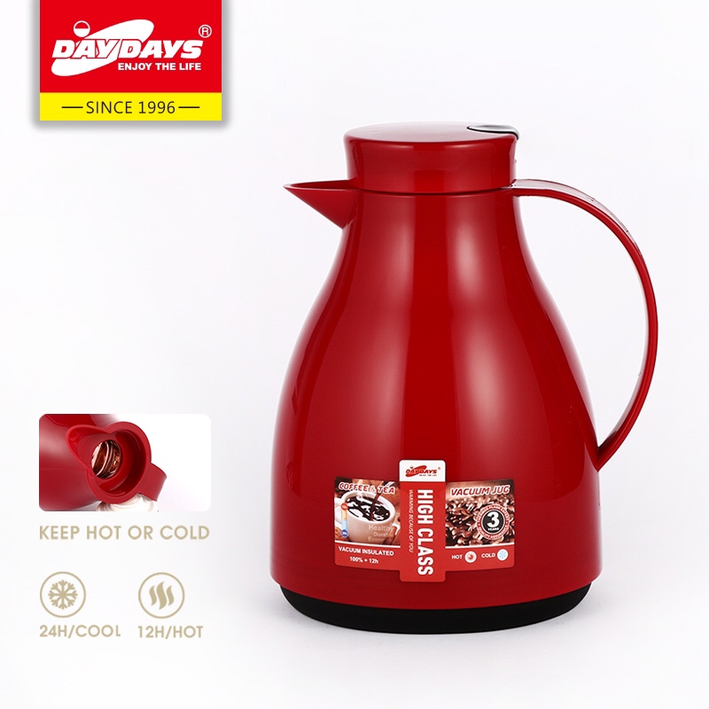 DAYDAYS 1L domestic red bile insulated coffee pot