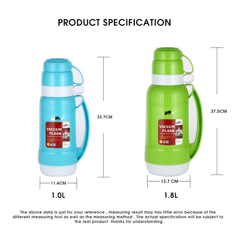 1.8L plastic glass liner portable outdoor vacuum flask for home use Application Scenario