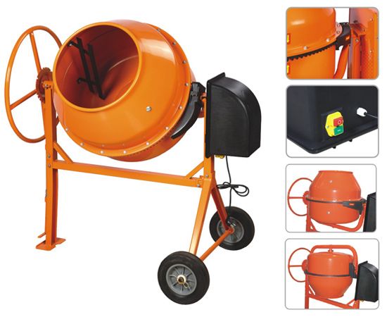 Small cement mixer gasoline mixer electric mixer 210L