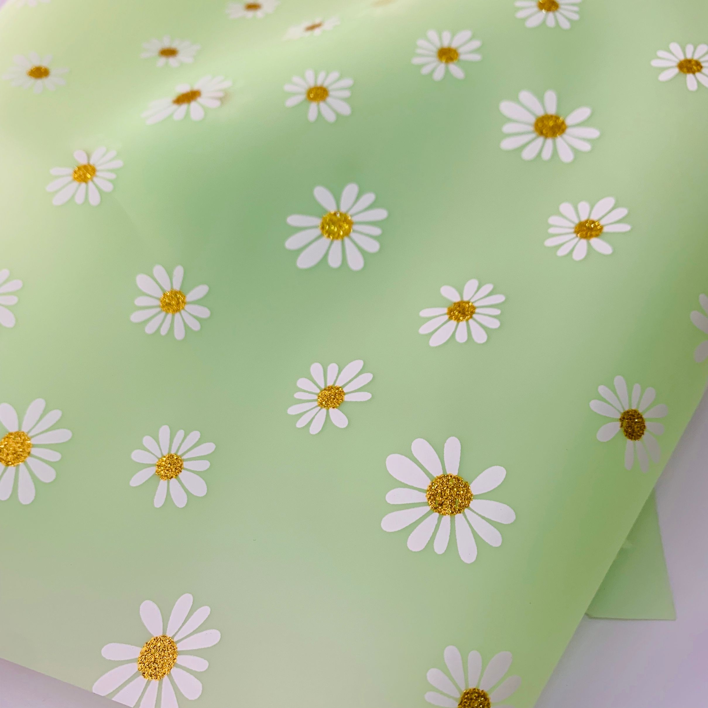 供应环保TPU小雏菊印花膜化妆包 零钱包材料膜详情图6