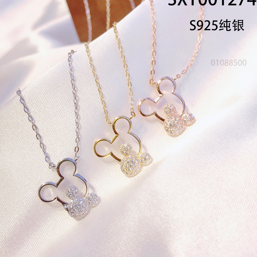 S925 sterling silver women's fashion necklace thumbnail