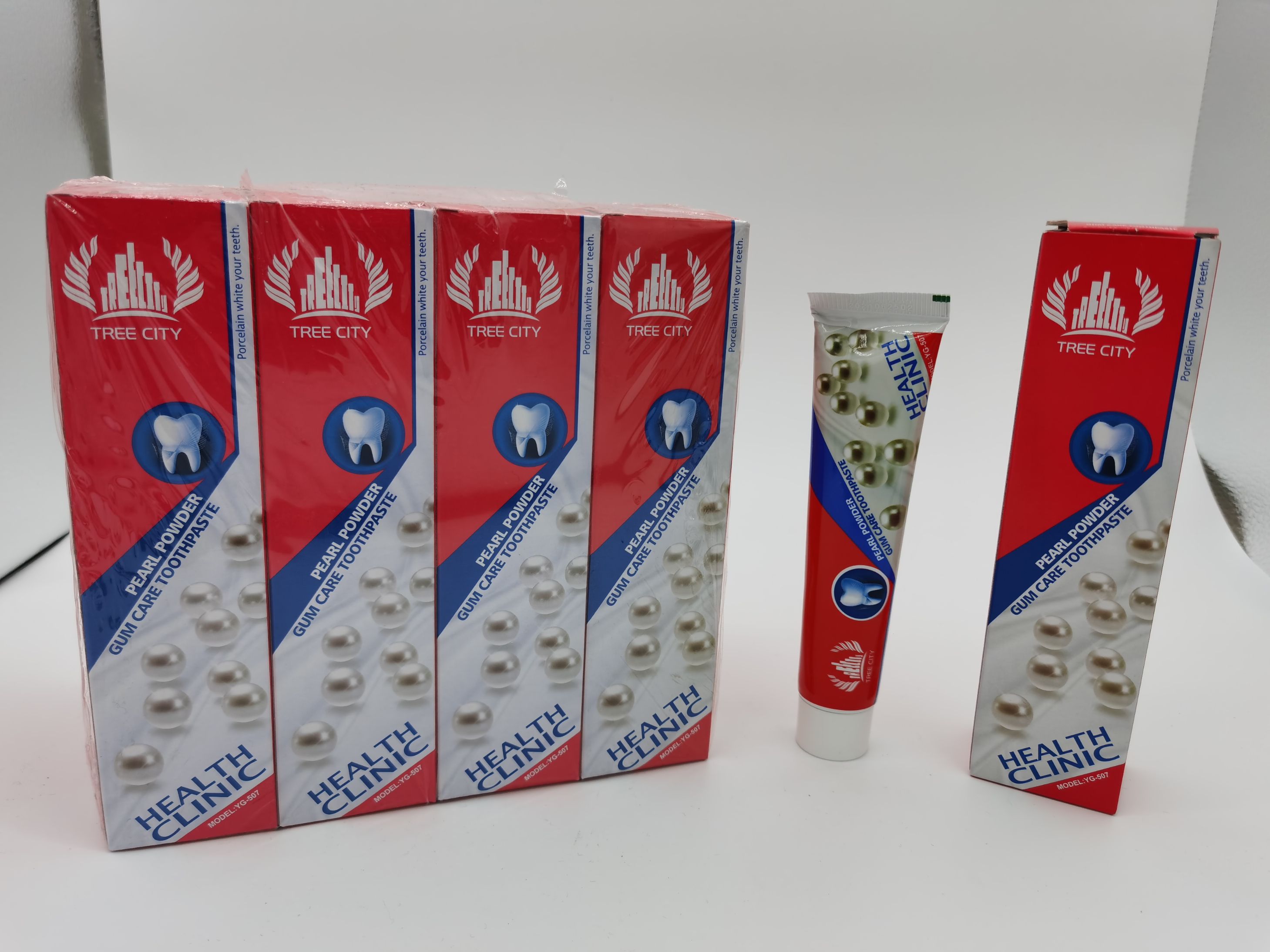 108g pearl powder toothpaste full figure