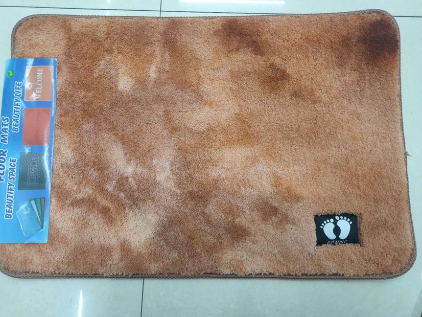 Flocked floor mat details Picture