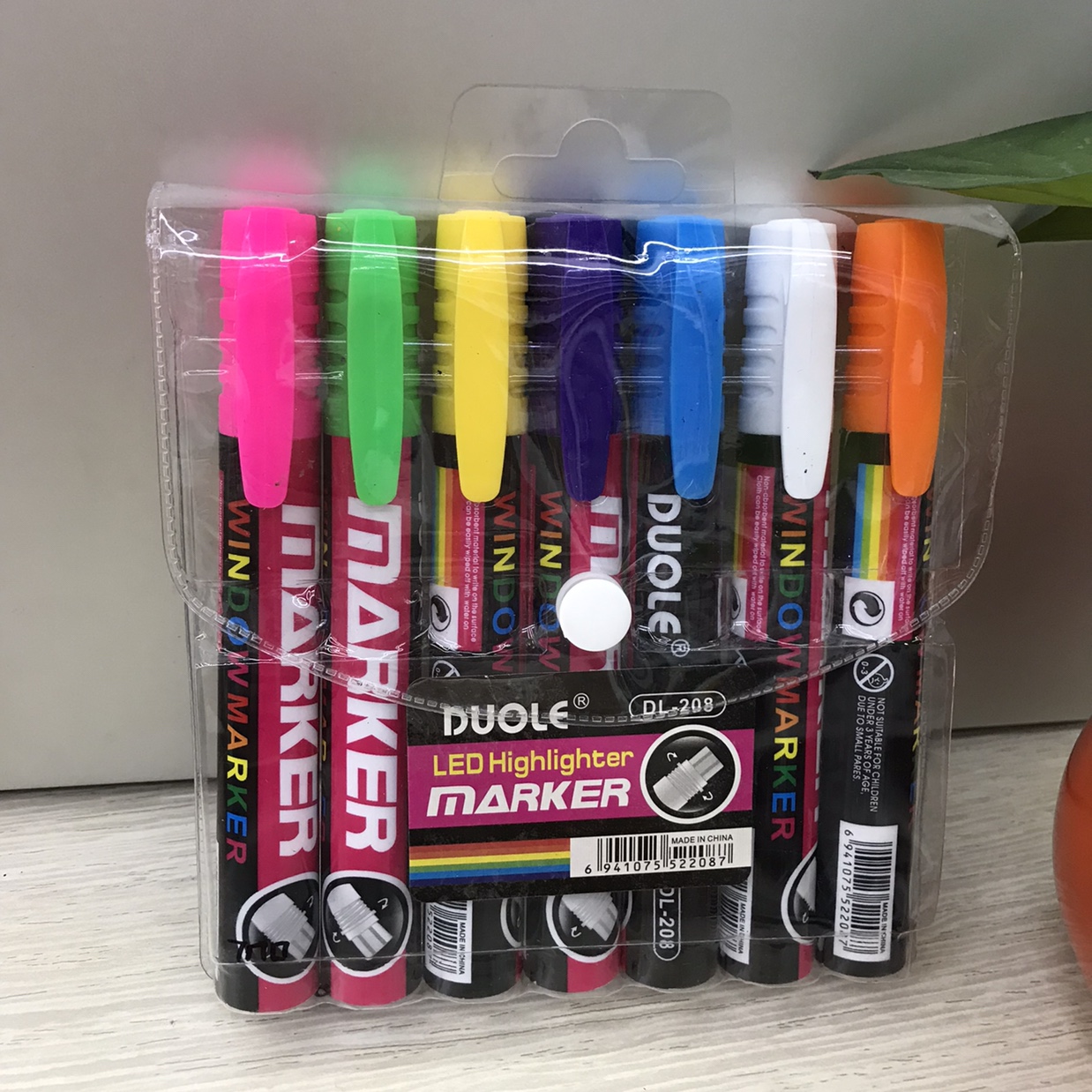 Liquid chalk LED electronic highlighter DUOLE7 color