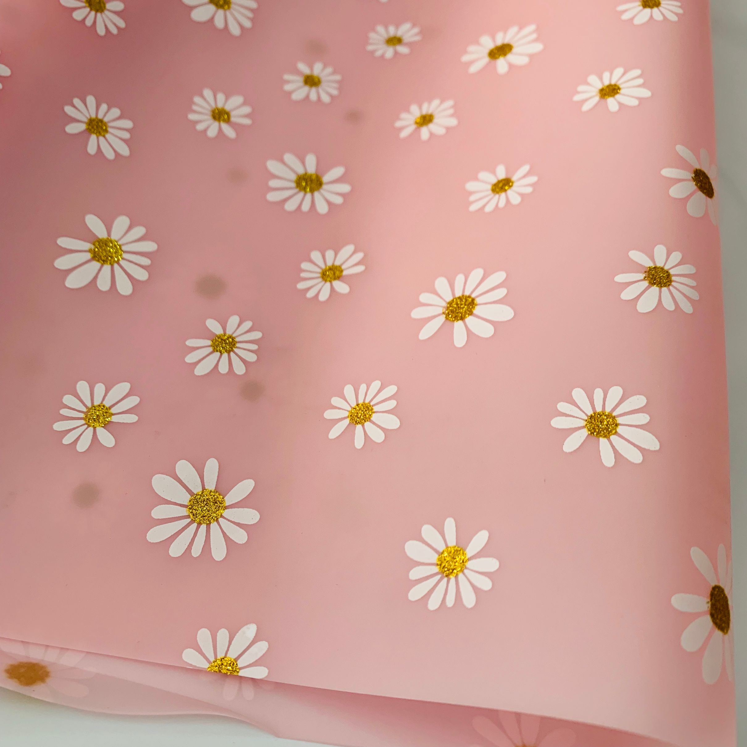 供应环保TPU小雏菊印花膜化妆包 零钱包材料膜详情图7