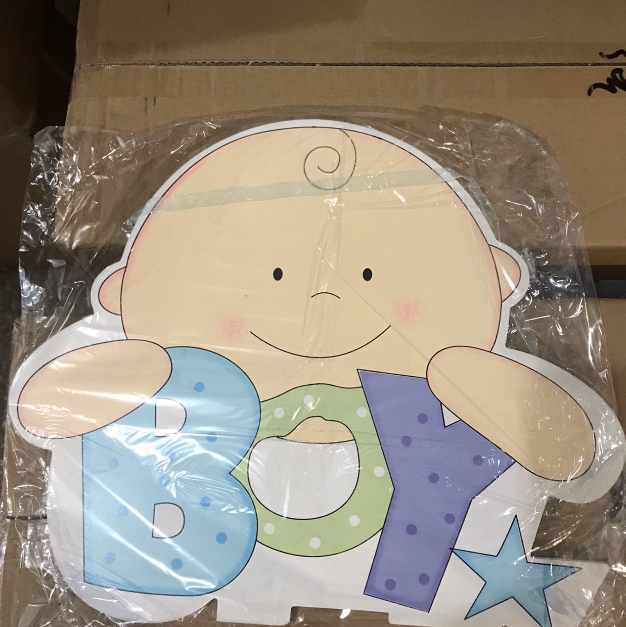 40*33*0.8婴儿挂件蓝色