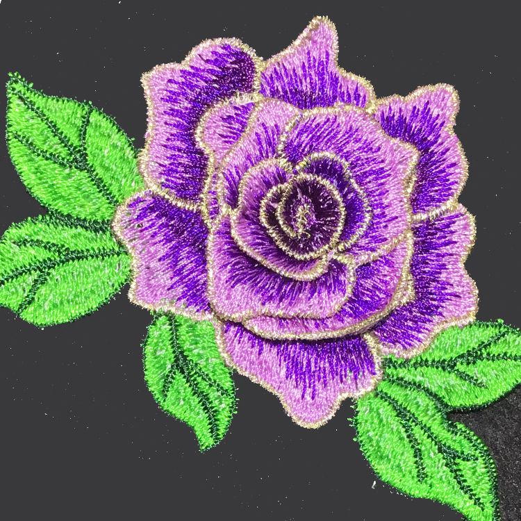 Manufacturers Direct Water-Soluble Embroidery Multi-Layer Three-Dimensional Gold Thread Floret Multi-Color Optional Sewing undefined