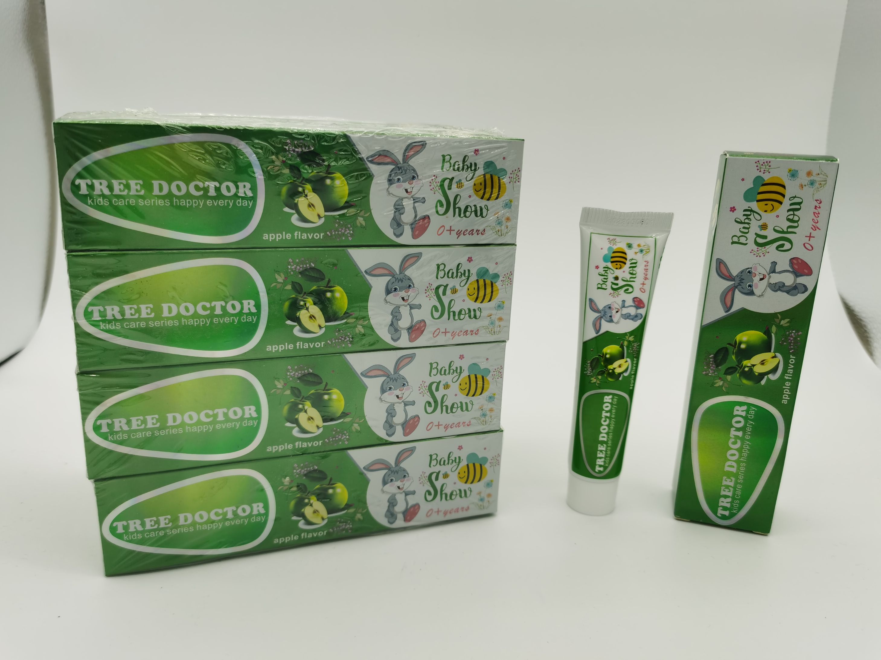 80g children's olive toothpaste full figure
