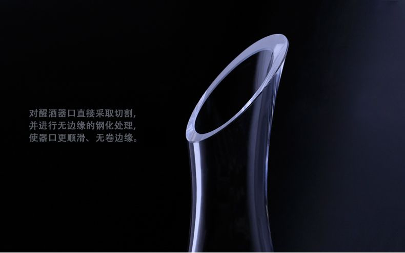 Czech imported BOHEMIA crystal glass lead-free decanter red wine set, European luxury 3E613 for home use detail image 2