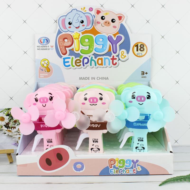 KT猫双头手压风扇细节图