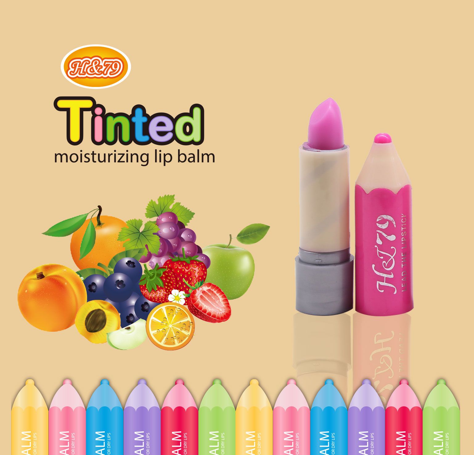 New Crayon Cartoon Lip Protection, Crack Proof, Nourishing and Moisturizing Lip Balm Free Colorless Transparent cross-border direct oem thumbnail