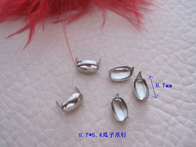 五角星爪钉装饰扣箱包五金塑料配件详情图5