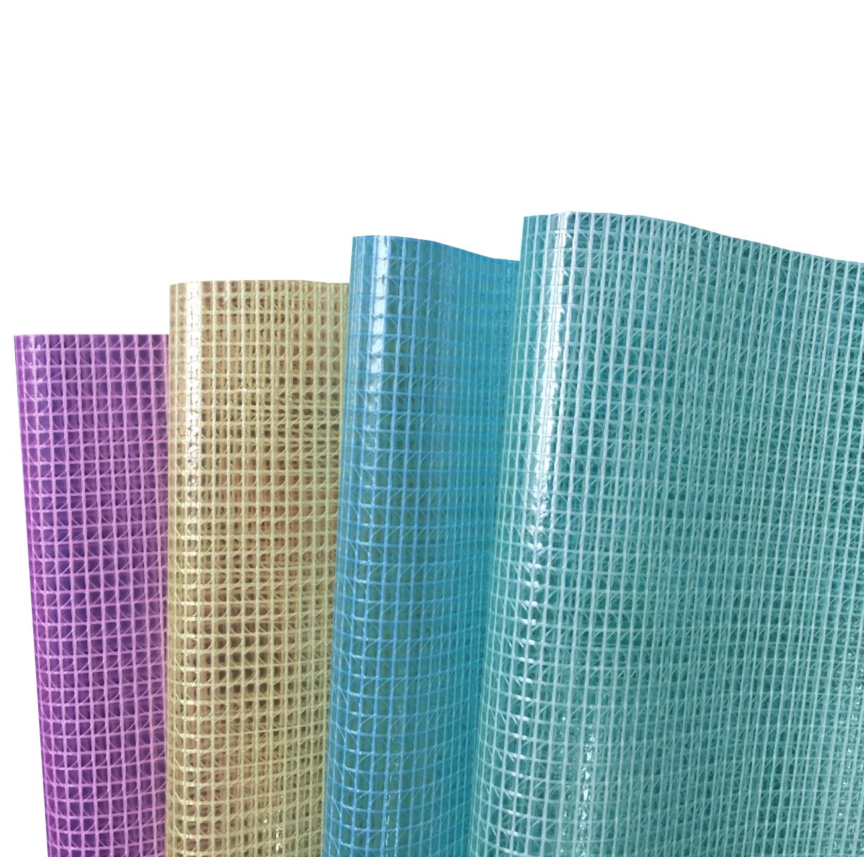 供应彩色透明PVC夹网布文件袋专用材料
