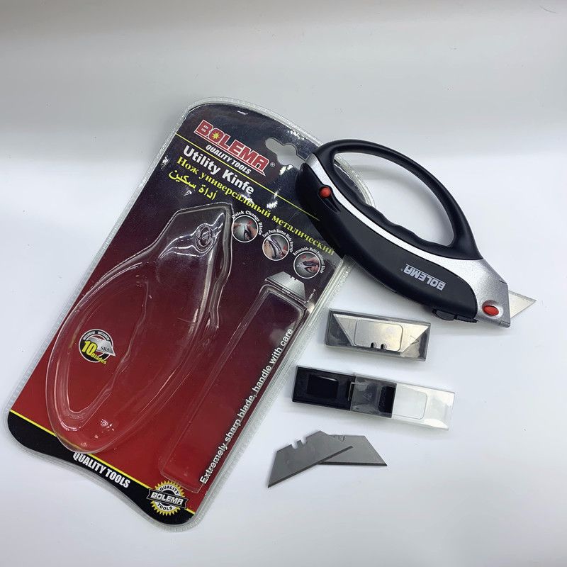 双泡耐用锋利全钢美工刀锋利手工裁纸工具切割工业用