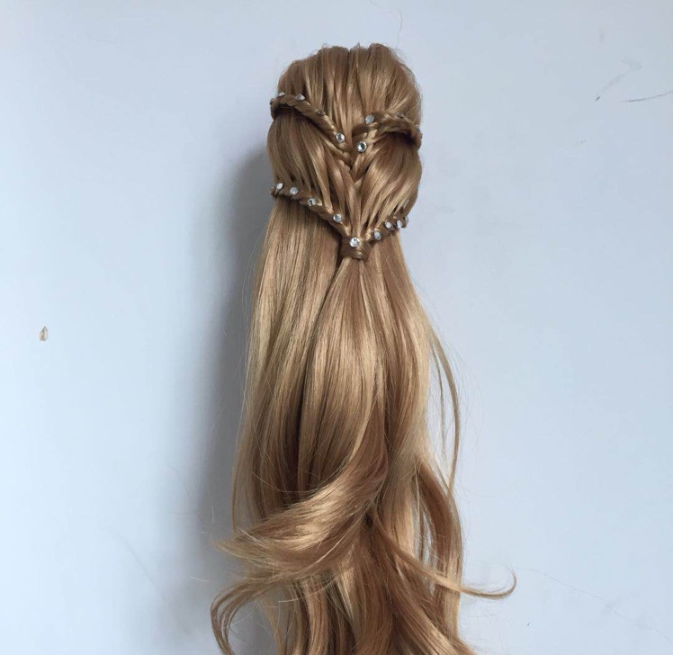 Yiyang wig diamond ponytail accessory Grab and clip ponytail