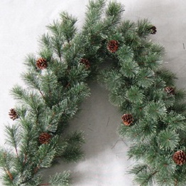 2.7 m snowflake pine needle with pine nut decoration rattan Specification drawing